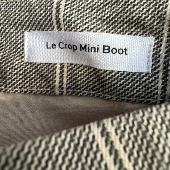 Frame Pants Le Crop Mini Boot Plaid Size 27 Versatile Work Casual Fall Spring - Picture 8 of 10